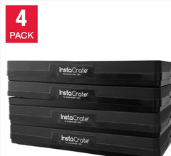 Greenmade InstaCrate Collapsible Storage Bin, 4-pack