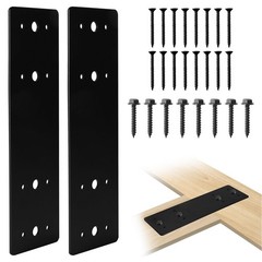 2 PCS 10×3 Inch Straight Steel Flat Plate Heavy Duty Mending Fits 4×4 6×6