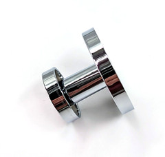 Set of Two (2) Liberty Modern Round Post Hooks Polished Chrome Holds 35 lbs. NEW