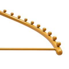 Modern Spiral Rotating Clothing Rack, Free Standing Heavy duty Garment Rack Gold