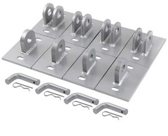 Stationary Dock Connector Hinge Kit,Floating Dock Hinges Hardware Brackets,He…