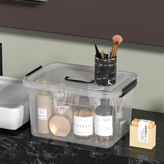 Clear Plastic Storage Bins with Lids – 2 Pack, 6QT & 12QT Containers