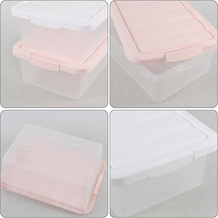 2-Pack 14 Quart Latching Plastic Storage Bins with Lids for Organizing