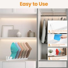 Hat Organizer for Baseball Caps Pcs No Install Acrylic Hat Racks for 2 WHITE
