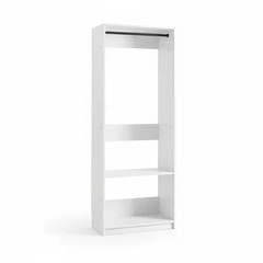 Prosper 32 In. W White Tower Unit 1-Shelf 1-Rods Wood Closet System