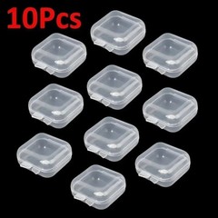 10pc Mini Storage Boxes Plastic Containers for Jewelry Coins Beads Organizer