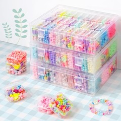 Bead Organizer , 93Pcs Small Bead Storage Containers Plastic Cases with Hinge…