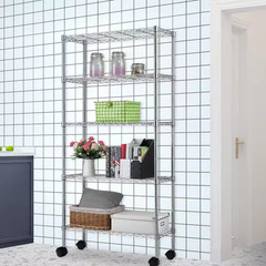 Silver 5-Tier Heavy Duty Metal Freestanding Garage Storage Shelving Unit (13.78