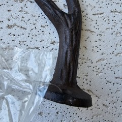 Branch Wall Hook Rustic Cadt Iron 6 In