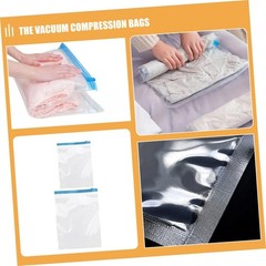 12pcs Hand Roll up Vacuum Storage Bags Pa+pe 7-layer Compression Bags for Tra…