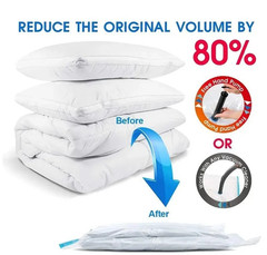 Vacuum Storage Bags Clothes Space Saver 3 5 7 10 Pack | Vacuum Seal Bags Travel