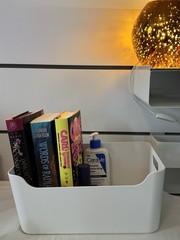 IKEA UPPDATERA – White Organization Box W/Handles 9 1/2”x6 3/4”
