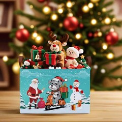 Large Christmas Holiday Gift Empty Baskets Collapsible Families Holiday Stora…