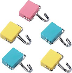 Pack of 5 Creative Super Strong Magnetic Hooks, Colorful Heavy Duty Powerful …