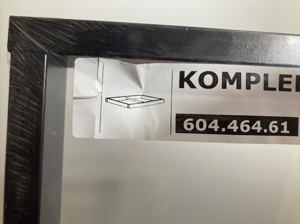 ikea KOMPLEMENT Clothes rail, black-brown 19 5/8×13 3/4 ” NEW Last Chance To Buy