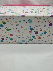 C.R. Gibson Polka Dot Storage Container Box 9 1/2″ X 4 1/2″ X 7″