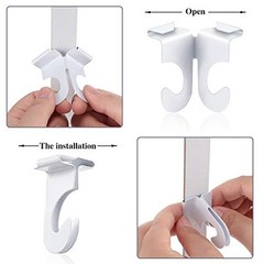 10 Pieces Drop Ceiling Hooks Metal T-Bars One-Piece Grid Clips Suspended