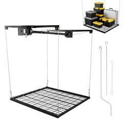 Overhead Garage Storage Rack Drop , Down Overhead Storage System 4 ft x 4 ft