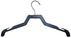 Nike Plastic Heavy Duty 16″ Width Clothes Dress Gown Coat Hanger w/Notches Black