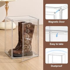 VGLXTRNT XXX-Large Clear Display Case 17.7″ x 13″ x 13″ Extra Large Display O…