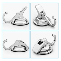 2PCS Heavy Duty Strong Suction Cup Hooks Waterproof Wall Hanger Kitchen Bathroom