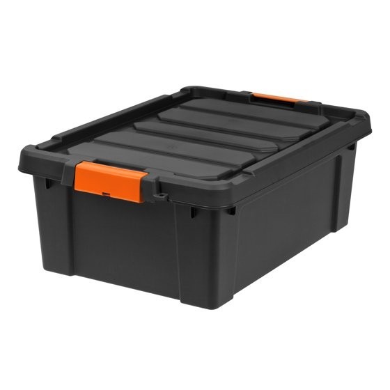 IRIS 12 Gal. Plastic Storage Bins with Lids, Latching Totes, Heavy Duty