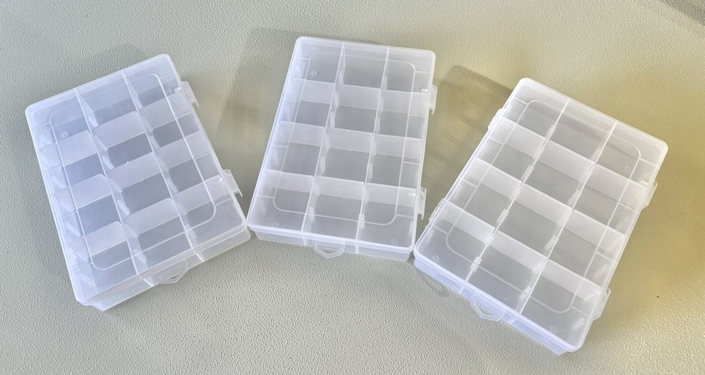 New! Plastic Storage Organizer Box 12 Grid Adjustable Jewelry Beads Fishing Hook