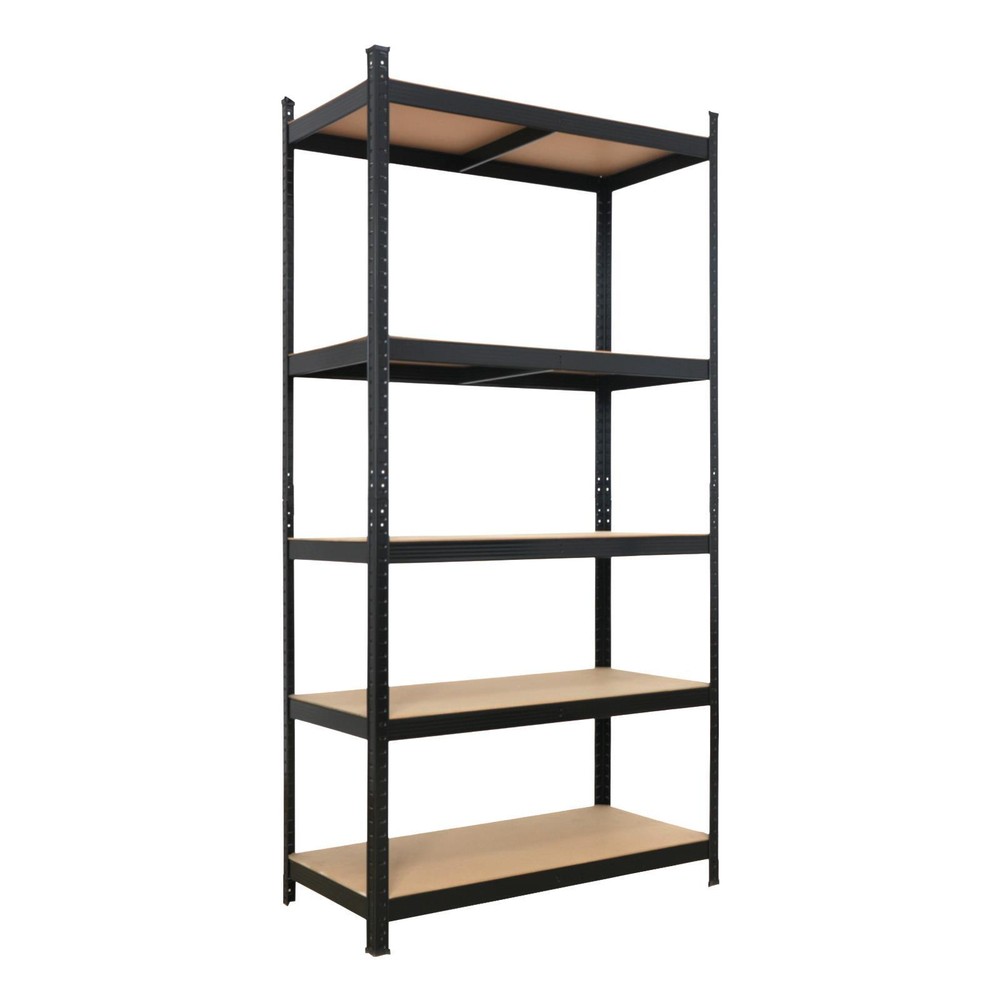 5 Tier Metal Shelving Rack Garage Storage Shelf Space Save Organizer