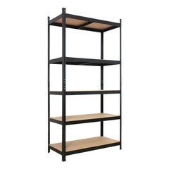 5 Tier Metal Shelving Rack Garage Storage Shelf Space Save Organizer
