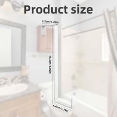 1pcs Potty Seat Hook, Z Shaped Door Hangers No Drill Multifunctional Over The…