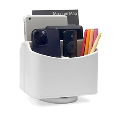 Spinning 360 Remote Control Organizer Desktop Rotetable Caddy Controller Holder