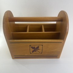 Good Quality Wooden Storage Box Container Multi Use Organizer Case Handle Maple