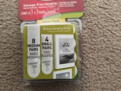 4 Packs – Command Damage-Free Hanging Strips 8 Medium 4 Small Pairs 17203-ES