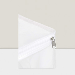 3-Pack Clear Zippered Organizers
