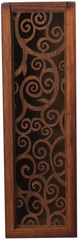 Wooden Storage Box with Removable Cover, Hollow Pull-Out Box, Pine Desktop Stati