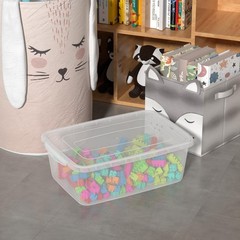 Oymlclivisa 16 Quart Clear Storage Bins, Dough Proofing Container, Clear Pizz…