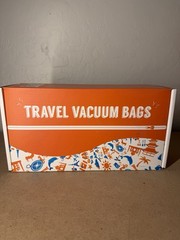 Travel Vacuum Bags for Luggage with Wireless Pump, Reusable Space Saver 2 pack