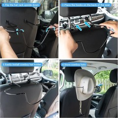 Yuoyar Cowboy Hat Holder for Truck Suv Car – Car Hat Holder for Truck to Main…