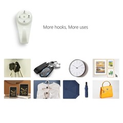 Concrete Wall Hooks，25pcs Invisible Nail Hangers, No Damage Picture Hanger ， …