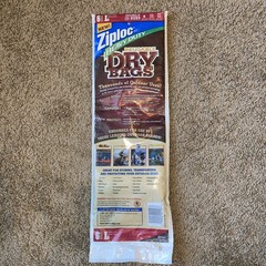 Ziploc Heavy Duty Dry Bags LARGE 6 Count 1′ x 1′ 2003 Unopened