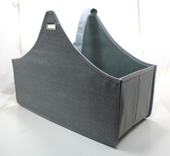 Thirty-One 31 Large Catch All Bin Storage Bin Silver Metallic New in Bag