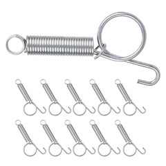 10 Pack Multi-Functional Metal Finger Spring Latch Hook for Rabbit Cage Door