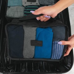 Miami CarryOn 6-Piece Travellers Packing Cubes for Luggage Organization