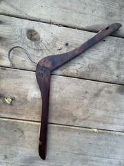 5.11 Tactical Wooden Boomerang Clothes Hanger Heavy Duty Coat Jacket Display