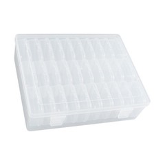Compact Plastic Case Ideal for Storing Earplugs Jewelry and Office Supplies