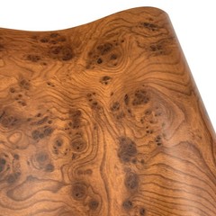 Yifely Brown Wood Grain Furniture Paper PVC 17.7″W x 118.1″L,