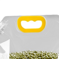 Airtight Grain Storage Bags With Handle, Large Capacity Cereal Bag, Reusable