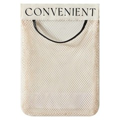 Trash Bag Holder Dispenser Sticky Wall Mount Mesh Convenient Storage Organizer