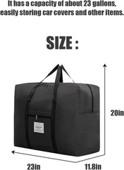 Car Cover Storage Bags (Only Bags，23 X 11.8 X 20In) Reusable | for Trucks & Suv,