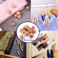 Brite Lightingtech Cedar Balls for Clothes Storages, 100pc Red 100 Count